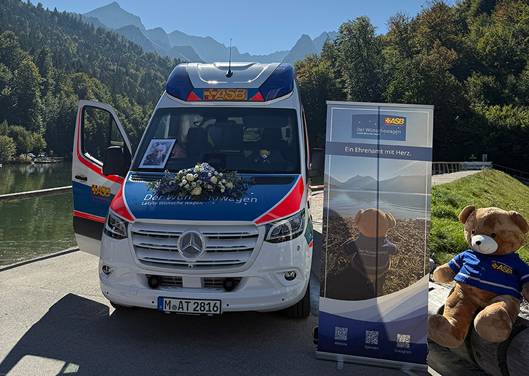Ein neuer Wünschewagen für letzte Herzenswünsche